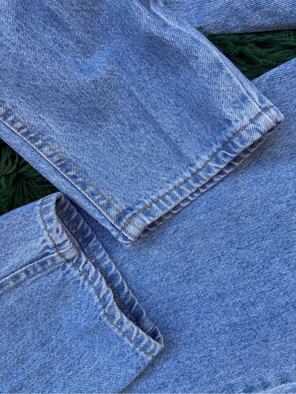 Vintage 80s/90s Lee High Waisted Tapered Leg Pleated Mom Jeans 28Wx28.5L - Picture 7 of 15